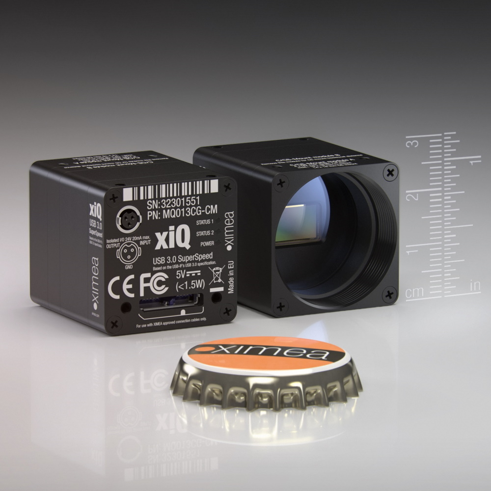 xiQ – A superb workhorse: smallest, lightest cameras with single board design.